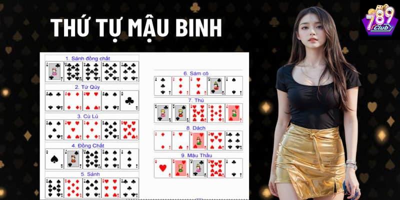 Thứ tự bài mậu binh Thứ tự bài mậu binh tổng quan và vai trò
